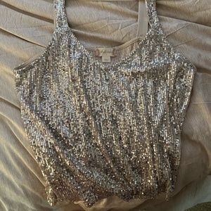 Glitter tank top
